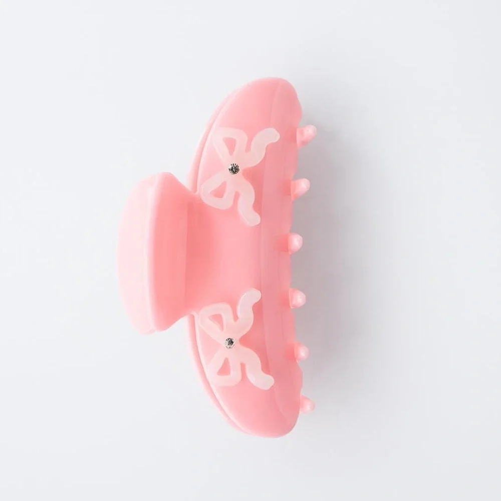 NWT. Zara Pink Bow Hair Clip. Size 6-14.